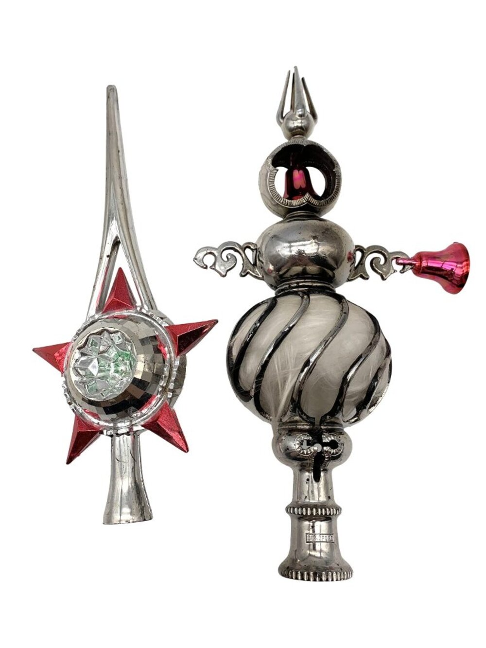 Vintage Bradford Christmas Tree Topper Indented Atomic Star Carillion Spire READ